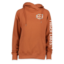 Load image into Gallery viewer, Twisted Rail Ladies Cowl Neck Hoodie