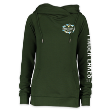 Load image into Gallery viewer, Twisted Rail Ladies Cowl Neck Hoodie