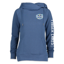 Load image into Gallery viewer, Twisted Rail Ladies Cowl Neck Hoodie