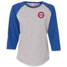 Load image into Gallery viewer, Binghamton Teachers' Association Women's Baseball Tee