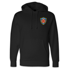 Load image into Gallery viewer, LEISURE WEAR- Hancock Fire Department Hooded Sweatshirt (Front Only Full Color Logo)