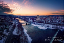 Load image into Gallery viewer, Susquehanna Skyline by Dan Simonds Canvas Print