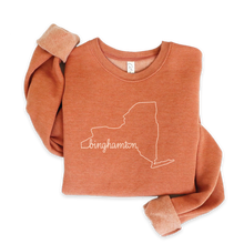 Load image into Gallery viewer, Binghamton Heart Embroidered Crewneck
