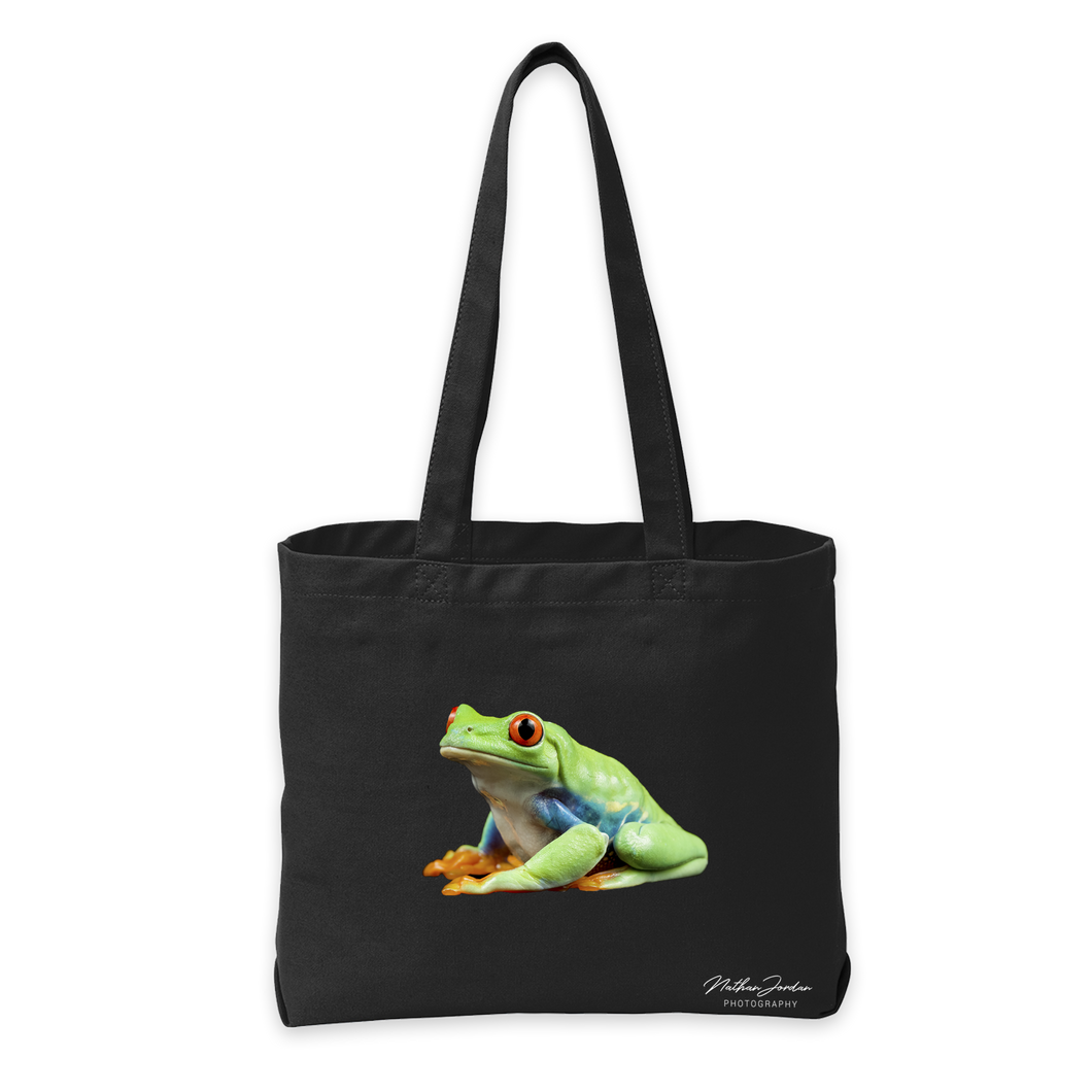 Nathan Jordan Photography - Red Eyed Frog Tote Bag