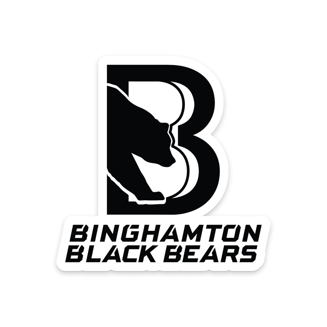 Binghamton Black Bears Sticker - Design 2