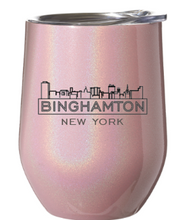 Load image into Gallery viewer, Binghamton NY Travel Stemless Wine Glass
