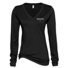 Load image into Gallery viewer, SEED - Ladies Long Sleeve V Neck - Logo 2
