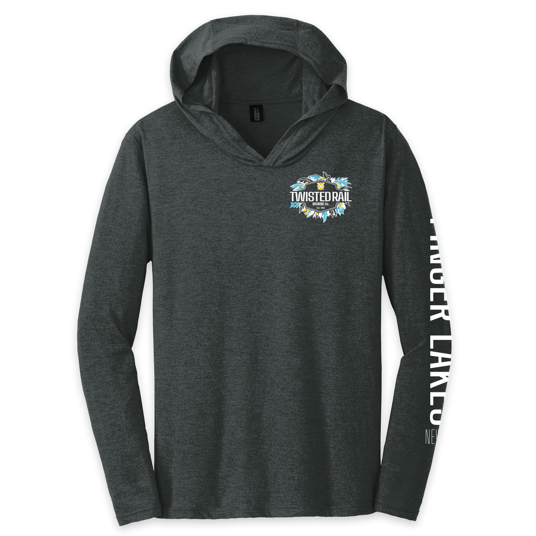 Twisted Rail Long Sleeve Hooded Tee