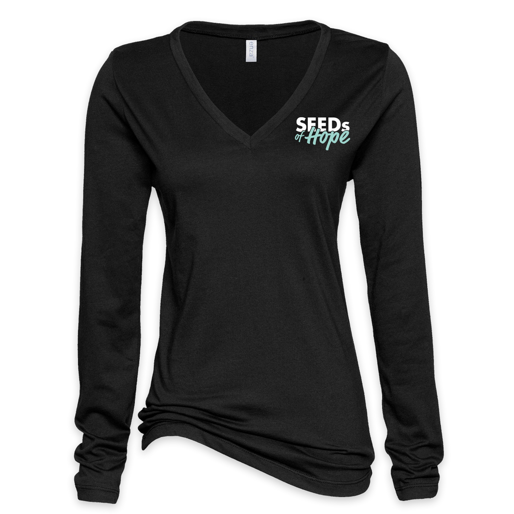 SEEDS of Hope - Ladies Long Sleeve V Neck