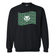 Load image into Gallery viewer, Repeated Binghamton Bearcat Crewneck
