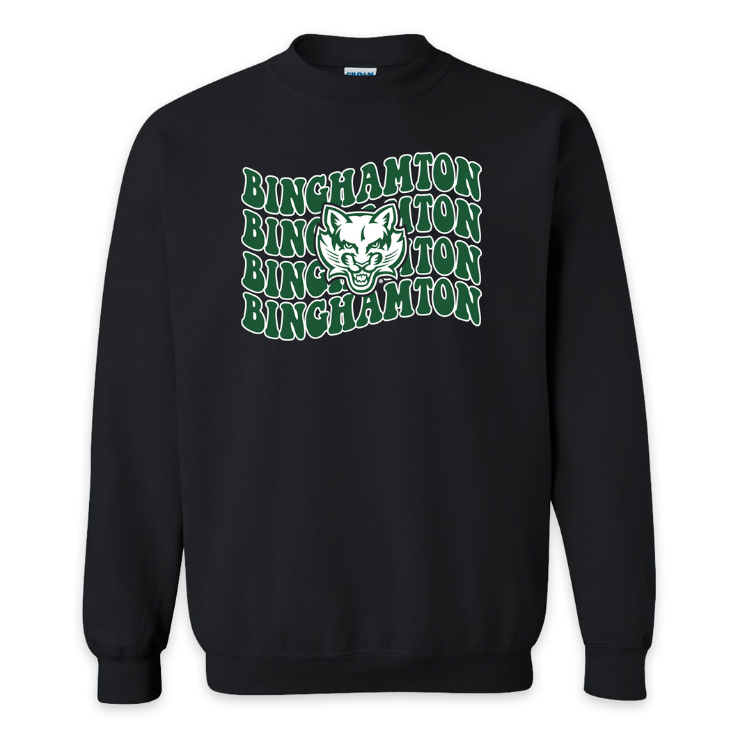 Repeated Binghamton Bearcat Crewneck