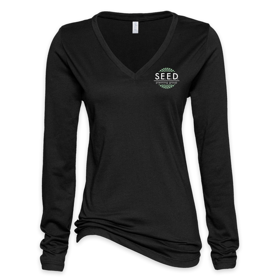 SEED - Ladies Long Sleeve V Neck