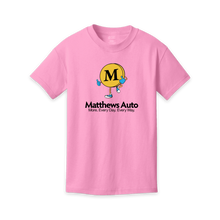 Load image into Gallery viewer, Matthews &#39;Matty&#39; Youth T-shirt (Design #3)
