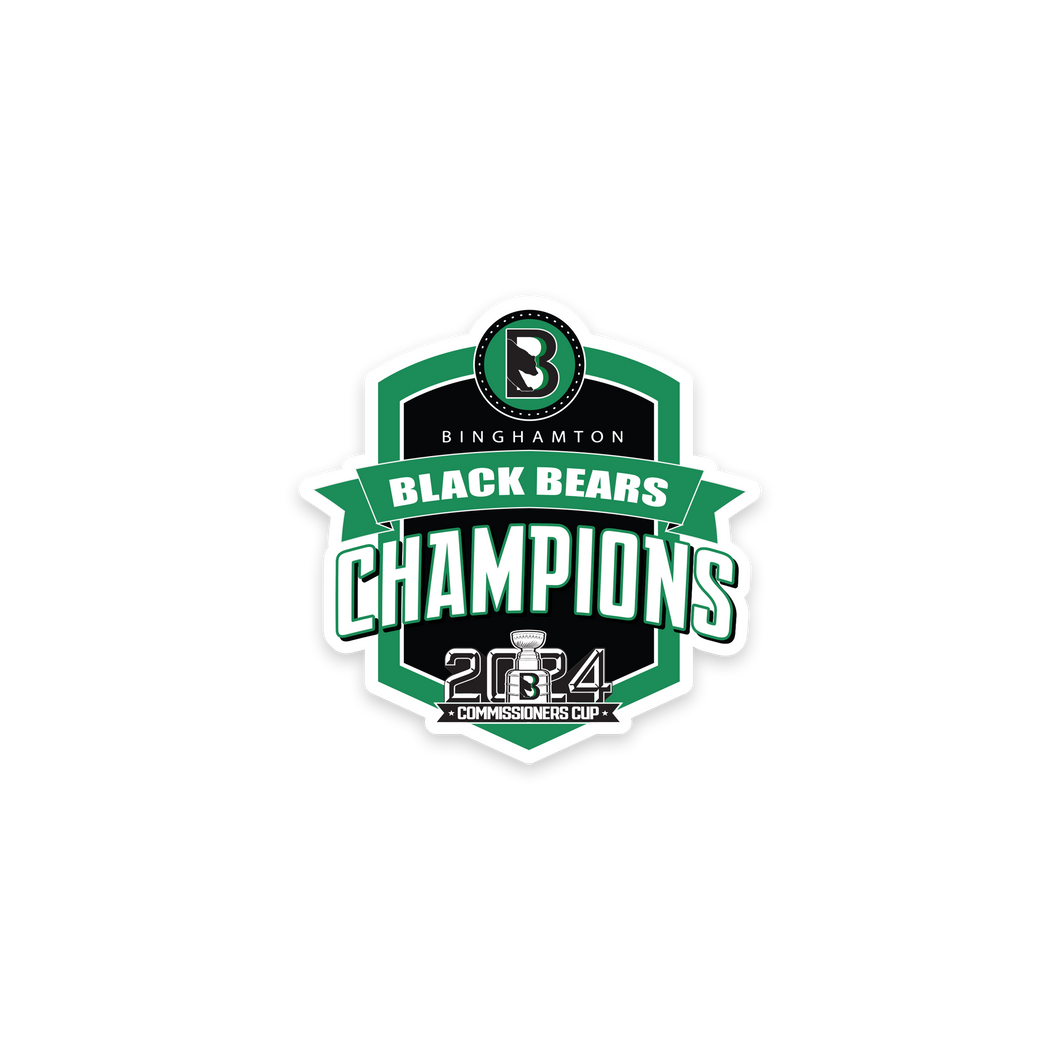 Binghamton Black Bears Championship Sticker