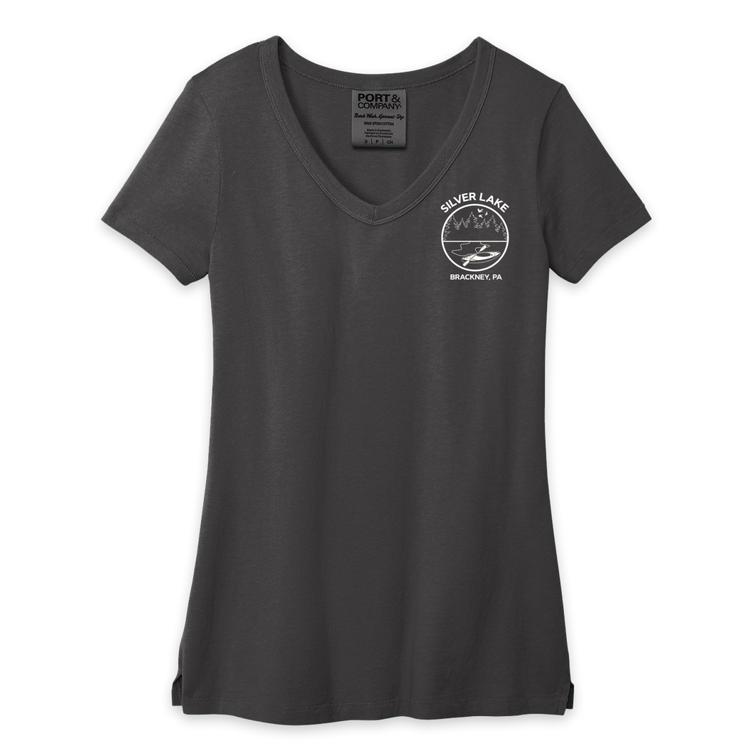 Silver Lake Scenic Ladies V-Neck