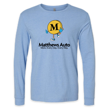 Load image into Gallery viewer, Matthews &#39;Matty&#39; design Long Sleeve Tee

