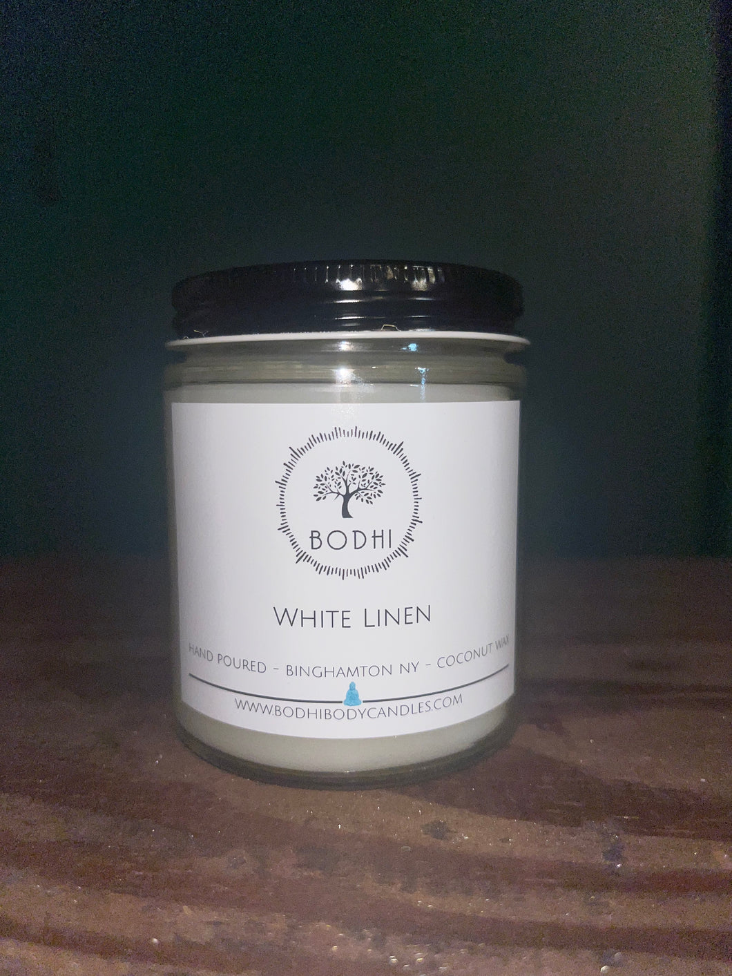 White Linen Candle