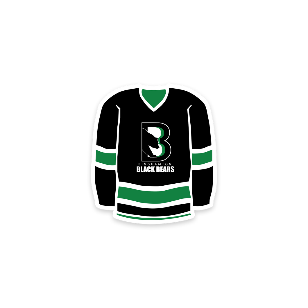 Binghamton Black Bears Jersey Sticker