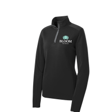 Load image into Gallery viewer, BLOOM Ladies 1/4 Zip Pullover
