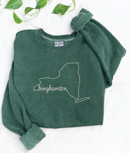 Load image into Gallery viewer, Binghamton Heart Embroidered Crewneck
