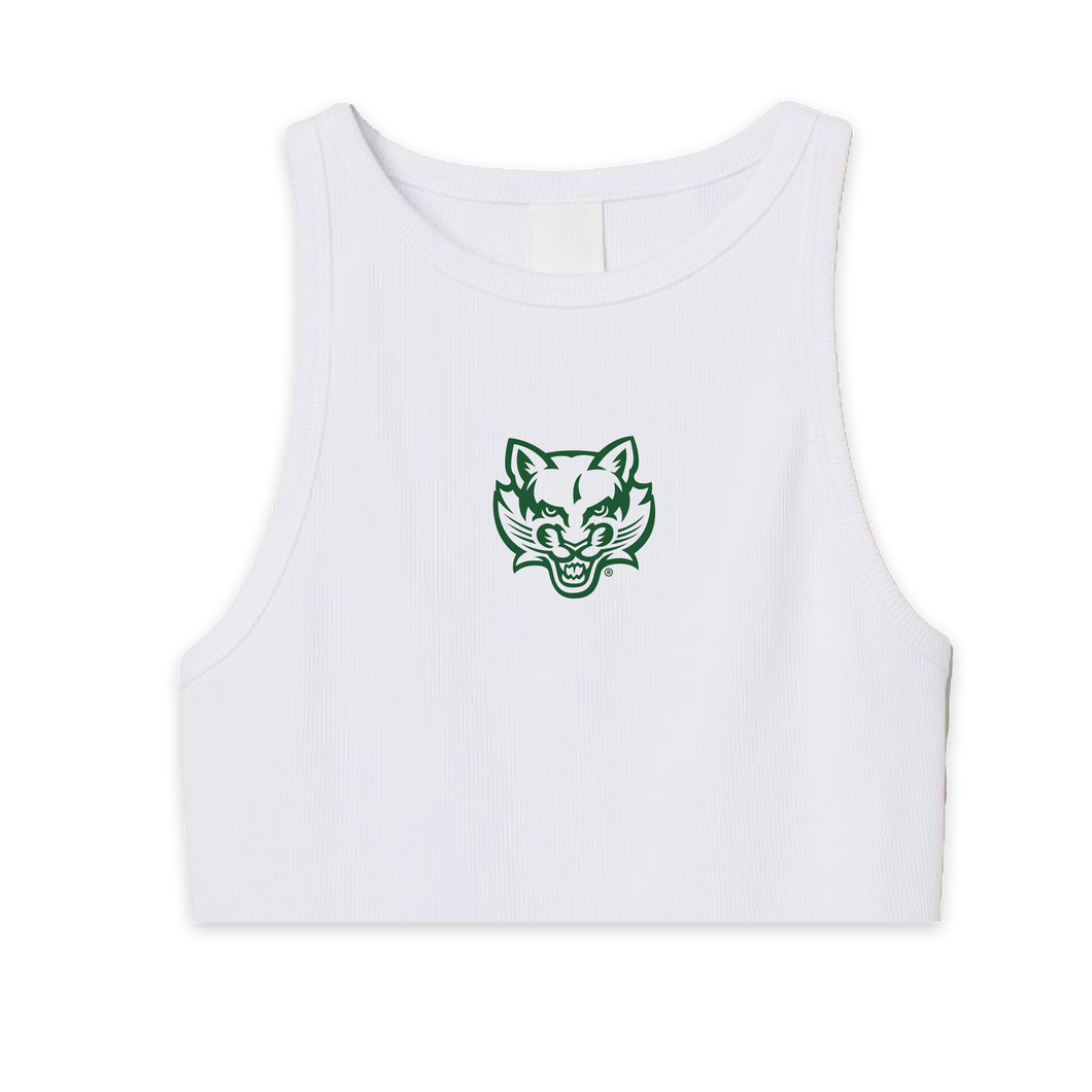 Bearcats Ribbed Cropped Tank