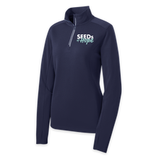 Load image into Gallery viewer, SEEDS of Hope - Ladies 1/4 Zip Pullover
