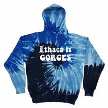 Load image into Gallery viewer, Ithaca is Gorges Tie Dye Hoodie
