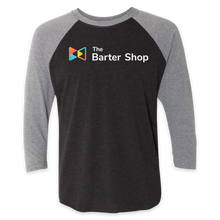 Load image into Gallery viewer, Barter Shop 3/4 Sleeve Baseball Tee
