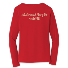 Load image into Gallery viewer, Angel Peer Support Ministries - Ladies Long Sleeve Vneck
