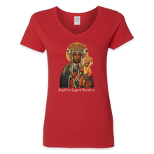 Load image into Gallery viewer, Angel Peer Support Ministries - Ladies Vneck Full Front
