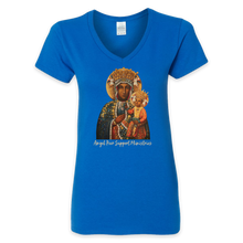 Load image into Gallery viewer, Angel Peer Support Ministries - Ladies Vneck Full Front
