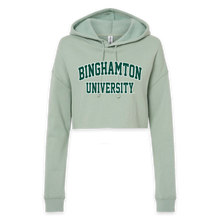 Load image into Gallery viewer, Binghamton University Cropped Hoodie
