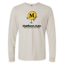 Load image into Gallery viewer, Matthews &#39;Matty&#39; design Long Sleeve Tee

