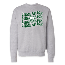 Load image into Gallery viewer, Repeated Binghamton Bearcat Crewneck
