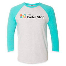 Load image into Gallery viewer, Barter Shop 3/4 Sleeve Baseball Tee
