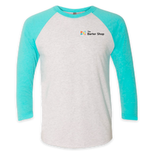 Load image into Gallery viewer, Barter Shop 3/4 Sleeve Baseball Tee
