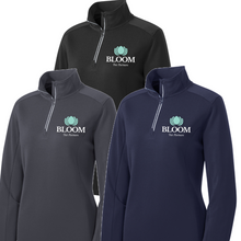 Load image into Gallery viewer, BLOOM Ladies 1/4 Zip Pullover
