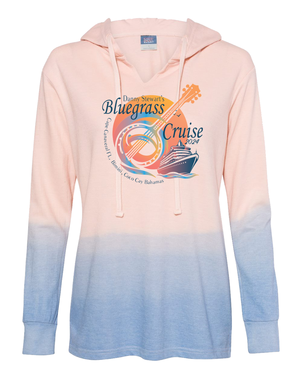 Bluegrass Cruise Ladies Ombre Hoodie 2025!