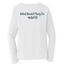 Load image into Gallery viewer, Angel Peer Support Ministries - Ladies Long Sleeve Vneck
