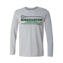 Load image into Gallery viewer, BU Lacrosse - Sport Grey Long Sleeve
