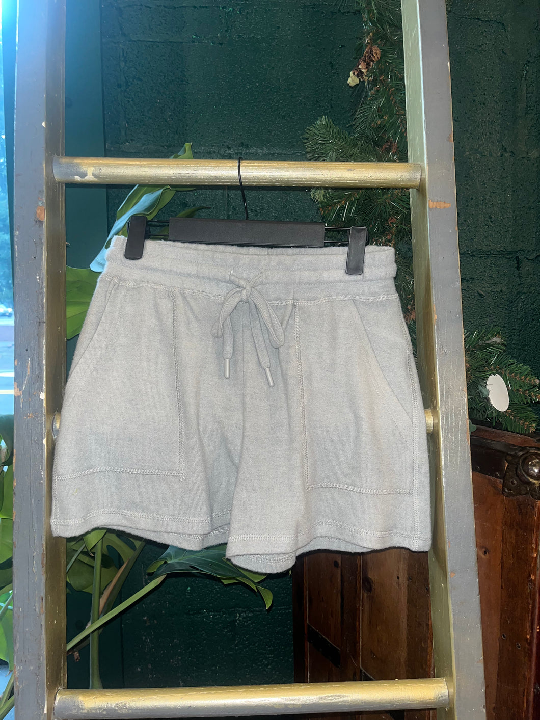 Grey Soft Lounge Shorts