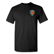 Load image into Gallery viewer, ON DUTY- Hancock Fire Department T-Shirt (Full Color Logo w/back)

