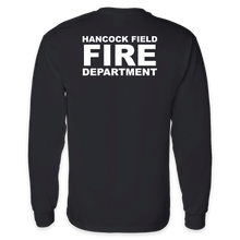 Load image into Gallery viewer, ON DUTY- Hancock Fire Department Long Sleeve Tee (Full Color Logo w/back)

