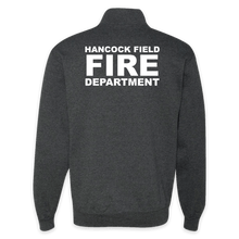 Load image into Gallery viewer, LEISURE WEAR- Hancock Fire Department Quarter Zip Pullover (White Logo w/back)
