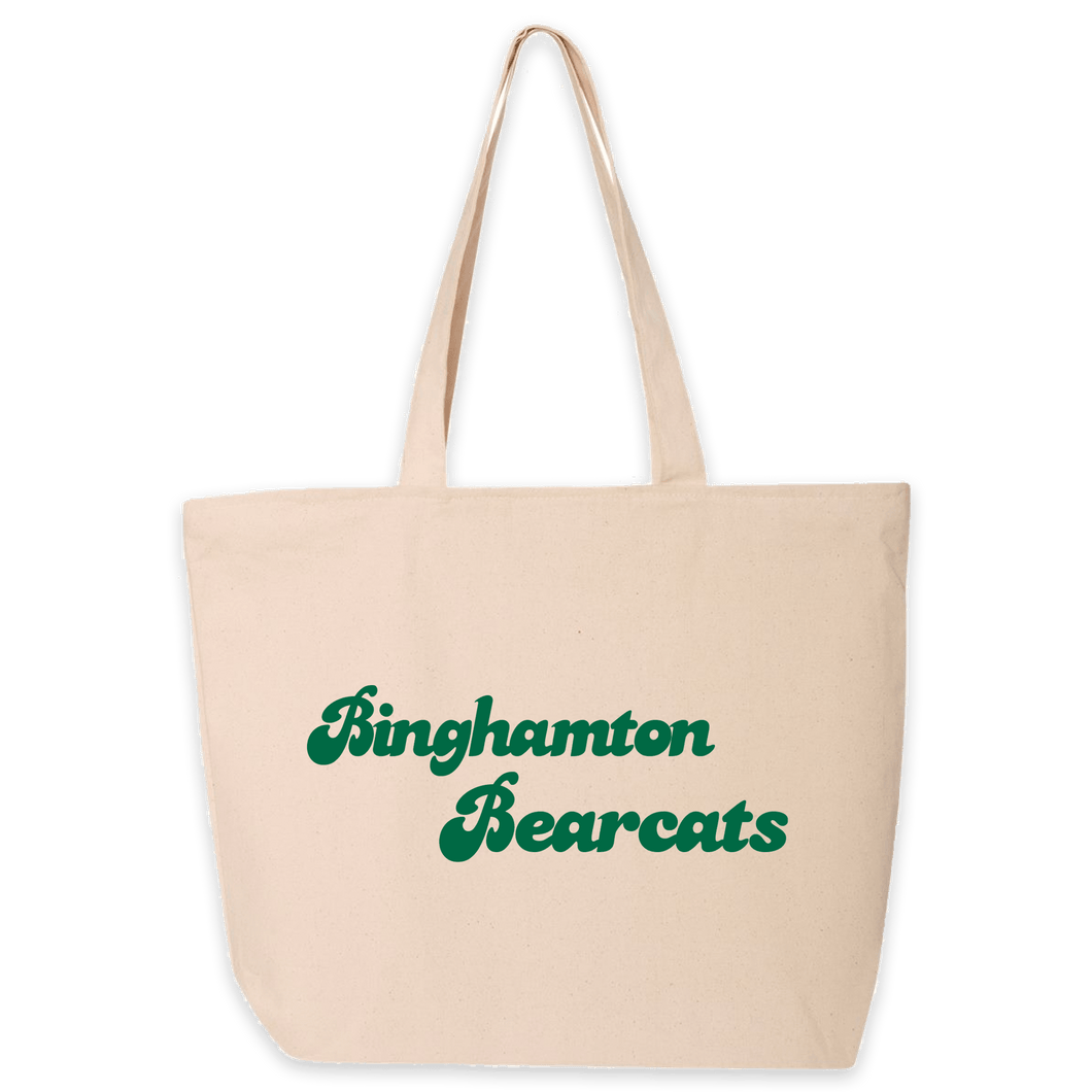 Binghamton Bearcat Zippered Tote