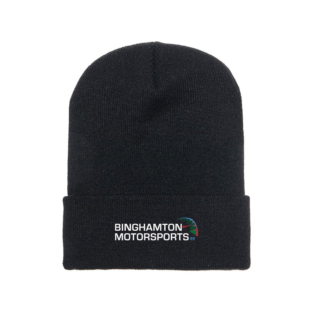 Binghamton Motorsports Beanie in Black