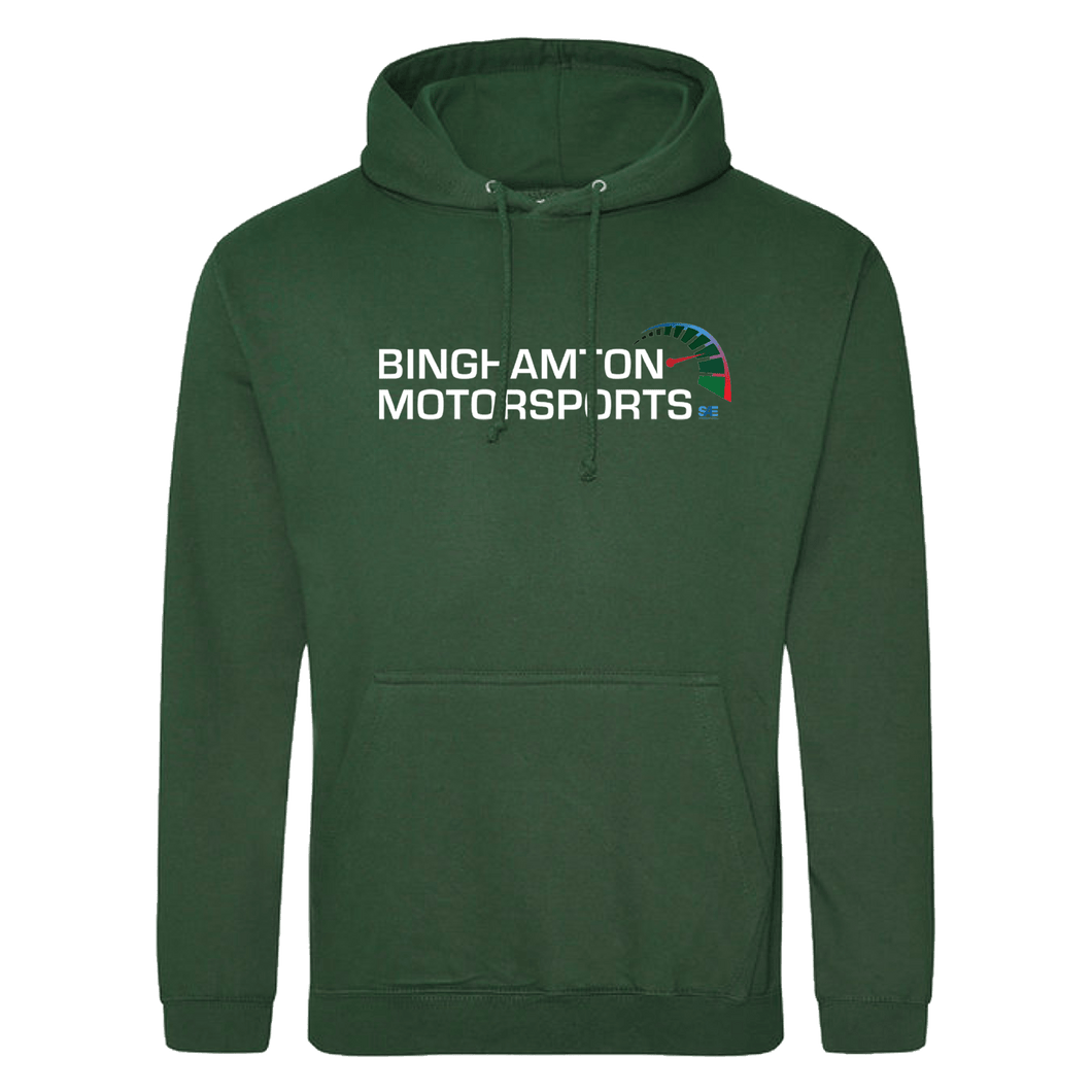 Binghamton Motorsports Hoodie in Bottle Green