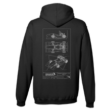 Load image into Gallery viewer, Binghamton Motorsports Hoodie 2 in Black
