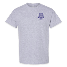 Load image into Gallery viewer, ON DUTY- Hancock Fire Department Short Sleeve T-Shirt (Blue Logo w/back)
