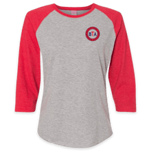 Load image into Gallery viewer, Binghamton Teachers&#39; Association Women&#39;s Baseball Tee
